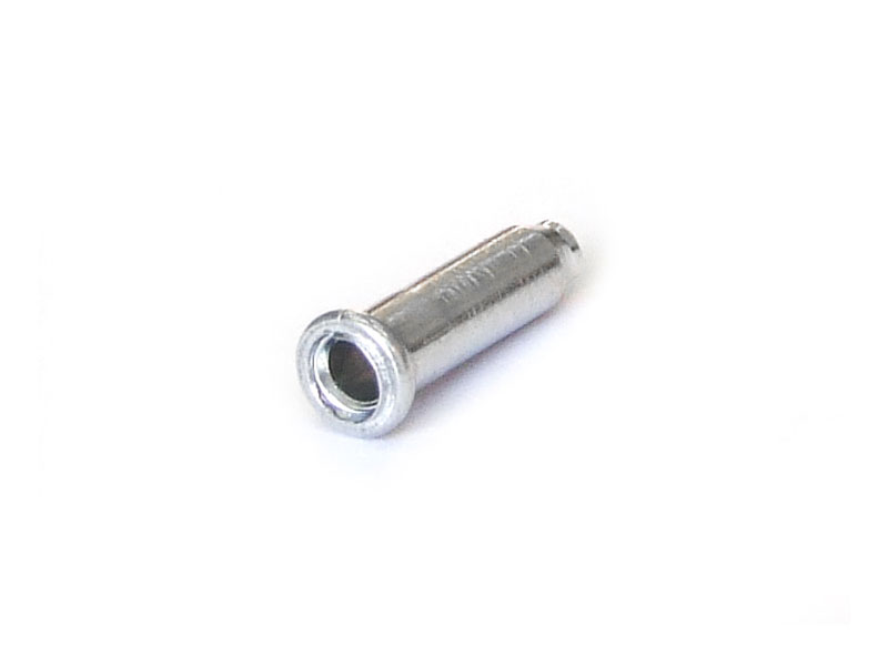 Końcówka linki hamulca/przerzutki CLARK'S CX88DP 1mm-1,6mm aluminiowa 10szt srebrna