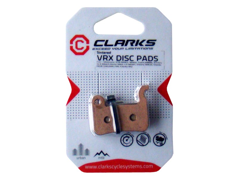 Klocki hamulcowe CLARKS dla SHIMANO (Shimano XTR 2007 (M965-M966), Saint, Deore LX 2005. Clarks HDB540, 600, 790, CMD-24), Spiekane