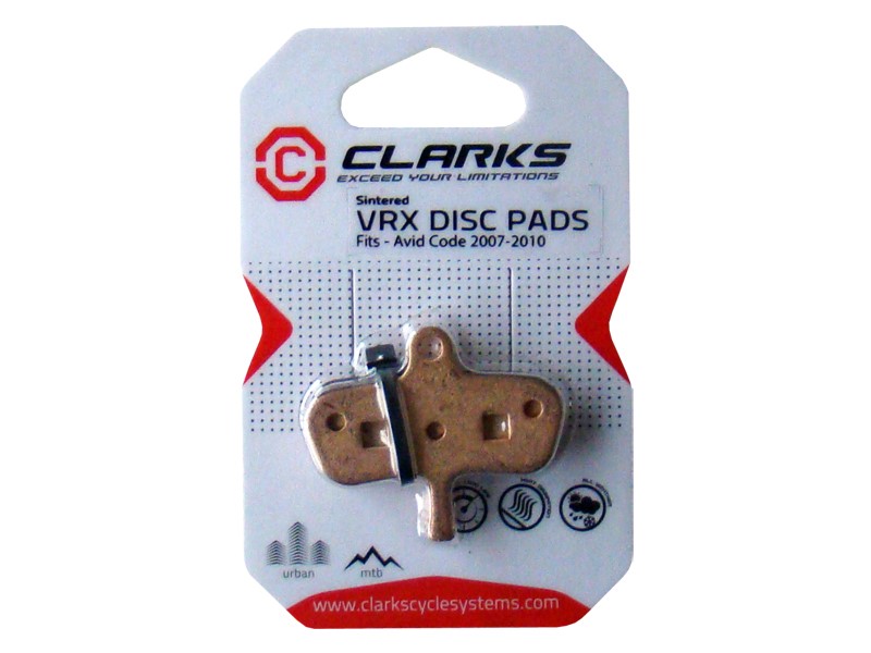 Klocki hamulcowe CLARKS dla AVID/SRAM (Avid Code), Spiekane