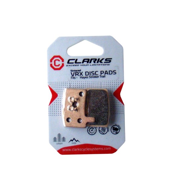 Okładziny hamulcowe CLARKS VRX842 Metaliczne, Dla HAYES (Stroker Trail) (NEW)