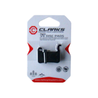 Okładziny hamulcowe CLARKS VX824 Żywiczne, Dla SHIMANO/CLARKS/ELEGLIDE (Shimano XTR, M965-M966, Saint M800 XT, 765SLX, M665, Hone M60, LXM585, Deore M535, HDB-540, 600, 790, M585, M965/966/CLARKS - HDB540, HDB600, HDB790, CMD-24) Pudełko 20 par (NEW).