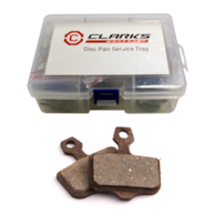 Okładziny hamulcowe CLARKS VX841 Żywiczne, Dla AVID/SRAM (Avid Elixir 1, 3, 5, 7, Elixir R, Elixir CR/Sram XX-XO) Pudełko 25 par (NEW)