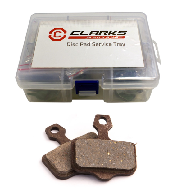 Okładziny hamulcowe CLARKS VX841 Żywiczne, Dla AVID/SRAM (Avid Elixir 1, 3, 5, 7, Elixir R, Elixir CR/Sram XX-XO) Pudełko 25 par (NEW)