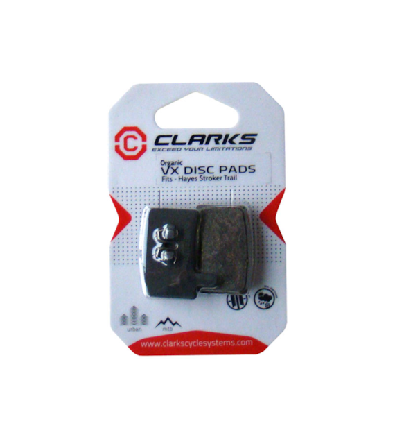 Okładziny hamulcowe CLARKS VX842 Żywiczne, Dla HAYES (Stroker Trail) (NEW)