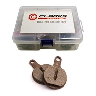 Klocki hamulcowe CLARKS dla TEKTRO & TRP (Tektro Lyra, IOX), Pudełko 25 par, Organiczne (DWZ)