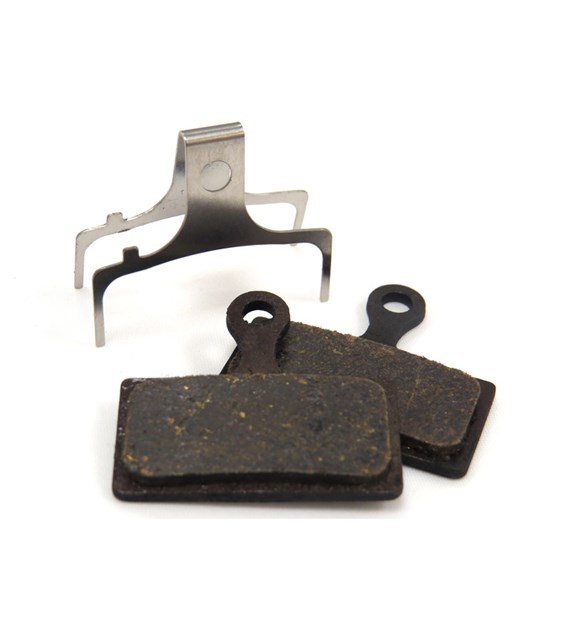 Okładziny hamulcowe CLARKS VX852 Żywiczne, Dla SHIMANO/FSA/CLARKS (Shimano XTR M985, M987, M988, M975, M965 - XT M785, SLX M666, M675, DEORE M615, Alfine/Clarks M1, M2, M3, CMD-22, CMD-23, CMD-27) Pudełko 20 par (NEW).