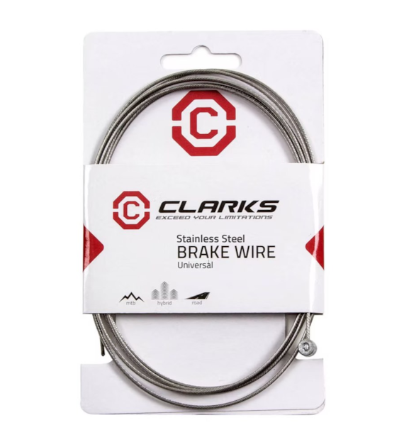 Linka hamulca CLARKS W5098SS, Nierdzewna Uniwersalna, 2000 x 1.5mm (NEW)