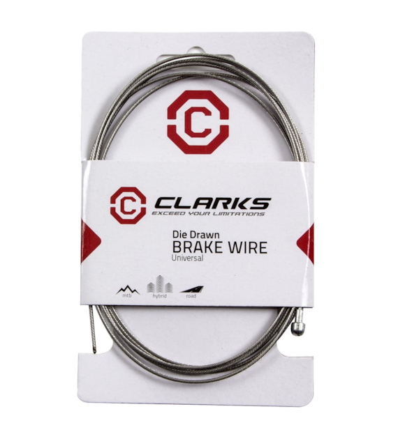 Linka hamulca CLARKS 6052-DD, Nierdzewna Ultragłdka Do Szosy, 2000 x 1.5mm (NEW)