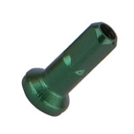 Nyple CNSPOKE AN12, Aluminiowe 14G 12mm, Zielone 144szt.