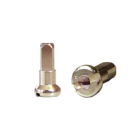 Nyple CNSPOKE BN25, Mosiężne 14G 25mm, Srebrne 36 szt.