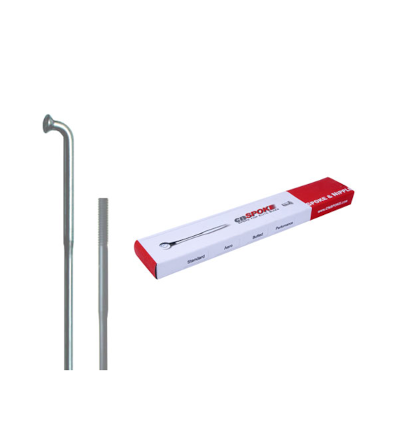 Szprychy CNSPOKE DB454 2.0-1.8-2.0 stal nierdzewna 260mm srebrne + nyple  144szt.