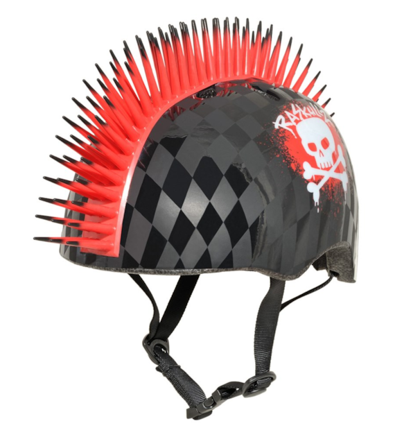 Kask dziecięcy juniorski RASKULLZ FLAME HAWK roz. S (50-54 cm)