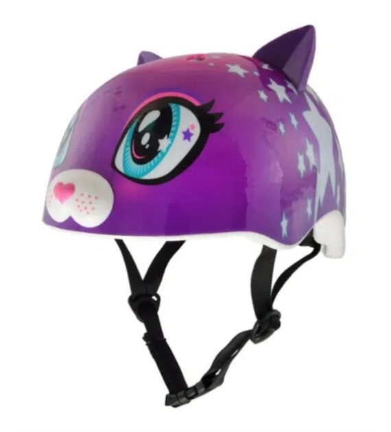 Kask dziecięcy juniorski RASKULLZ STAR KITTY roz. S (50-54 cm)