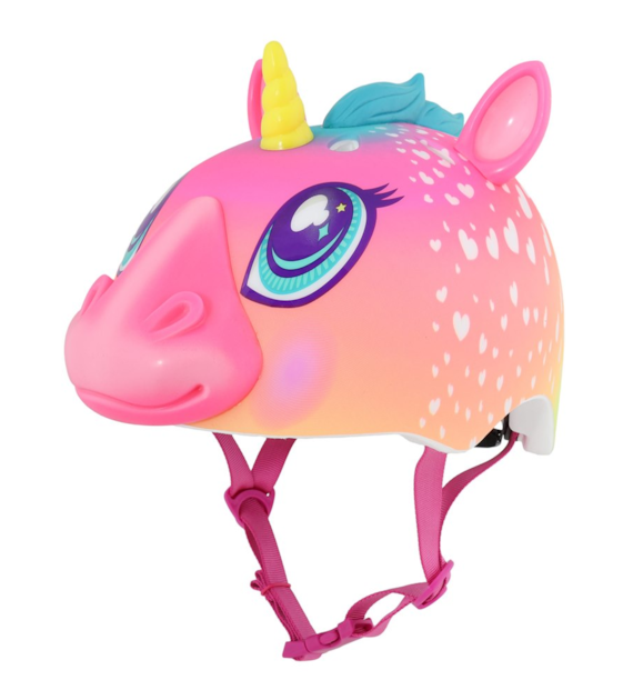 Kask dziecięcy juniorski RASKULLZ SUPER RAINBOW CORN roz. S (50-54 cm).