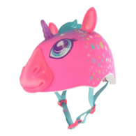 Kask dziecięcy juniorski RASKULLZ SUPER RAINBOW CORN LED roz. S (50-54 cm)
