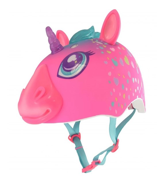 Kask dziecięcy juniorski RASKULLZ SUPER RAINBOW CORN LED roz. S CHILD FS 5+ (50-54 cm) (NEW 2026)