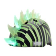 Kask dziecięcy juniorski KRASH DAZZLE GREEN LED roz. M YOUTH FS 8+ (54-58 cm) (NEW 2026)