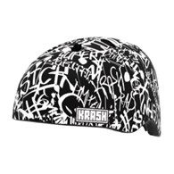 Kask dziecięcy juniorski RASKULLZ STREET WRITER black/white roz. M YOUTH FS 8+ (54-58 cm) (NEW 2027)