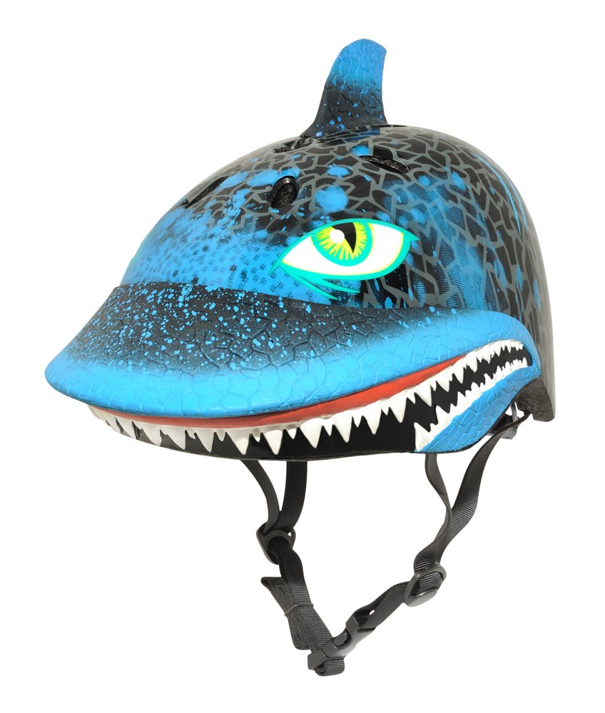 Kask dziecięcy juniorski RASKULLZ SHARK ATTAX 4.1 black roz. S CHILD FS 5+ (50-54 cm) (NEW 2026)