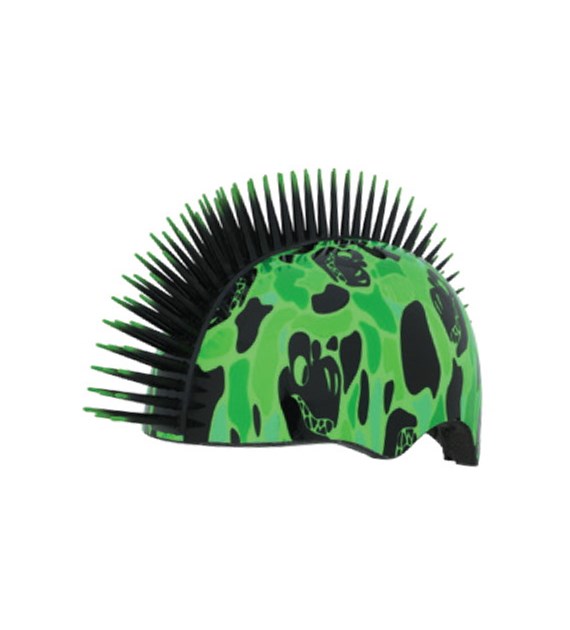Kask dziecięcy juniorski RASKULLZ DINO CAMO green roz. S CHILD FS 5+ (50-54 cm) (NEW 2027)