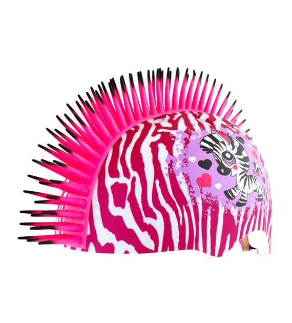 Kask dziecięcy juniorski RASKULLZ ZEBRA MOHAWK roz. S CHILD FS 5+ (50-54 cm) (NEW 2025)