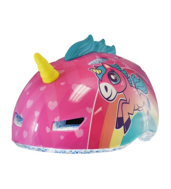 Kask dziecięcy juniorski RASKULLZ UNICORN 3D roz. XS INFANT FS 1+ (48-52 cm) (NEW 2025)