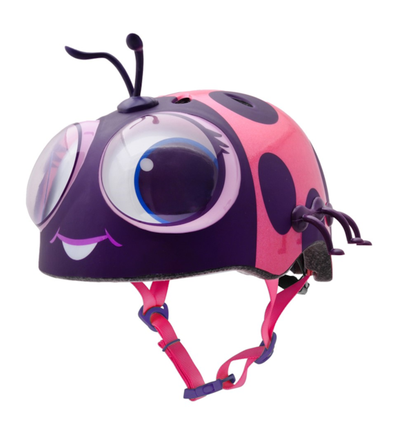 Kask dziecięcy juniorski RASKULLZ GOOGLY LADY BUG roz. XS (48-52 cm)