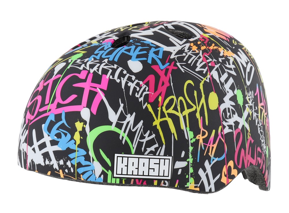 Kask dziecięcy juniorski KRASH STREET WRITER POP 2D roz. M YOUTH FS 8+ (54-58 cm) (NEW 2025)