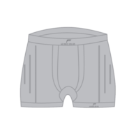 Boxerki męskie FUSE STAYCOOL Megalight 140 / XL srebrne (WYPRZEDAŻ -60%)