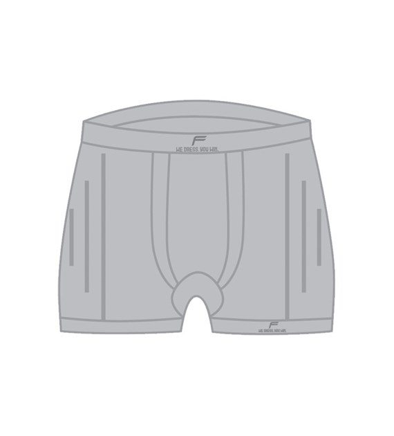 Boxerki męskie FUSE STAYCOOL Megalight 140 / XL srebrne (WYPRZEDAŻ -60%)