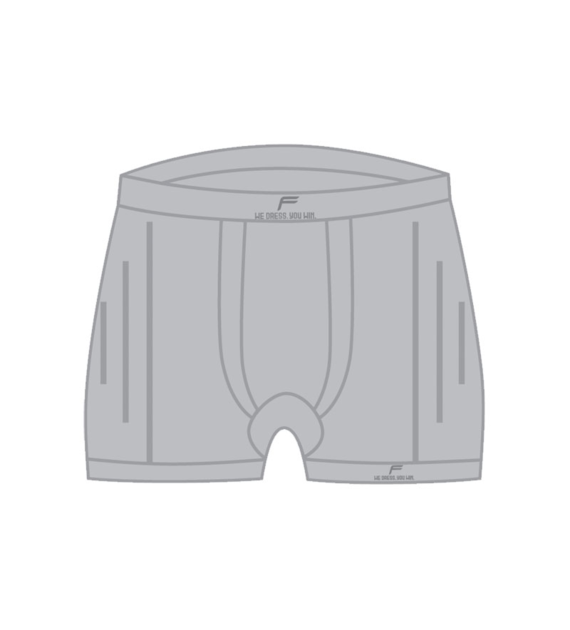 Boxerki męskie FUSE STAYCOOL Megalight 140 / XL srebrne (WYPRZEDAŻ -60%)