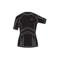 Koszulka damska FUSE ALLSEASON Megalight 200 T-Shirt / L czarna (WYPRZEDAŻ -60%)
