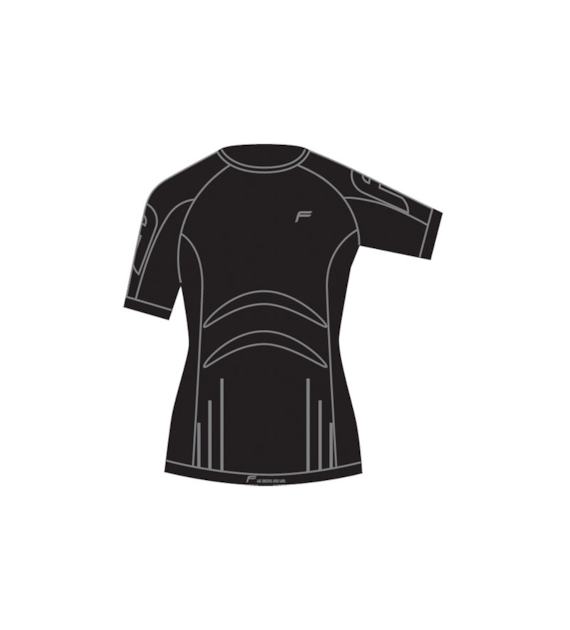 Koszulka damska FUSE ALLSEASON Megalight 200 T-Shirt / L czarna (WYPRZEDAŻ -60%)