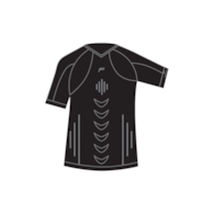 Koszulka męska FUSE ALLSEASON Megalight 200 T-Shirt / XXL czarna (WYPRZEDAŻ -60%)