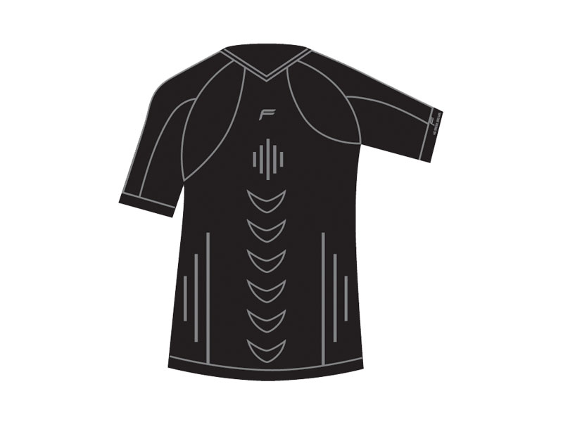 Koszulka męska FUSE ALLSEASON Megalight 200 T-Shirt / XXL czarna (WYPRZEDAŻ -60%)