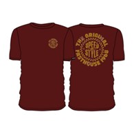 T-shirt FASTHOUSE Origin SS Tee, Maroon - roz. L (NEW)