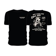 T-shirt FASTHOUSE Call Us SS Tee, Black - roz. L (NEW)