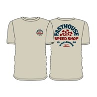 T-shirt FASTHOUSE Deco SS Tee, Natural - roz. L (NEW)
