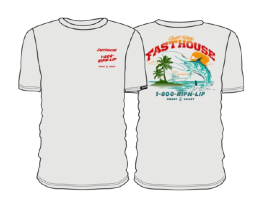 T-shirt FASTHOUSE Panama SS Tee, White - roz. M (NEW)