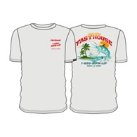 T-shirt FASTHOUSE Panama SS Tee, White - roz. L (NEW)
