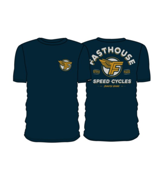 T-shirt FASTHOUSE Malen SS Tee, Navy - roz. S (NEW)