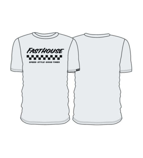 T-shirt FASTHOUSE Apex SS Tee, White - roz. M (NEW)