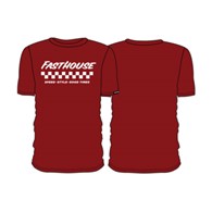 T-shirt FASTHOUSE Apex SS Tee, Cardinal - roz. L (NEW)