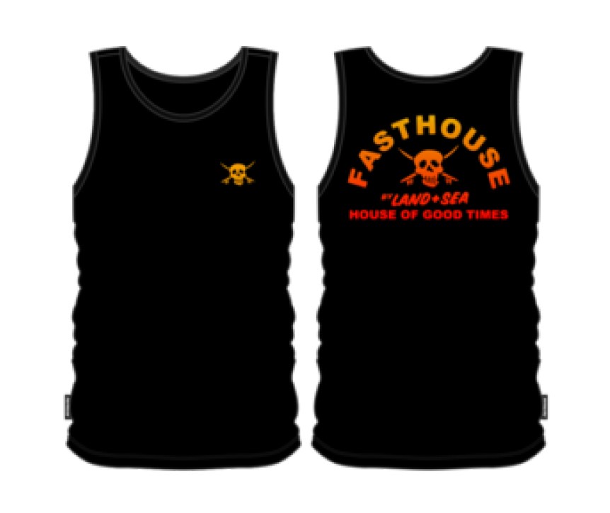 Top FASTHOUSE Break Tank, Black - roz. XXL (NEW)