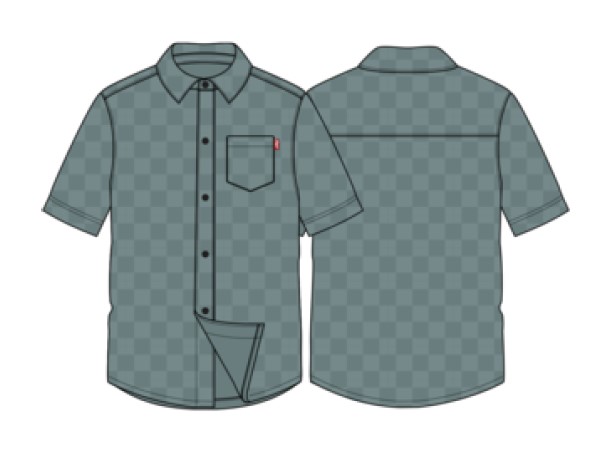Koszula FASTHOUSE Winston SS Button Up Shirt, Blue roz. XL (NEW)