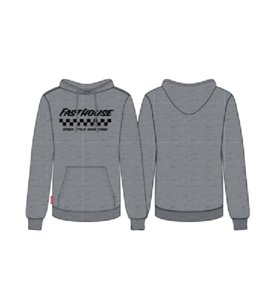 Bluza z kapturem FASTHOUSE Apex Hooded Pullover, Heather Gray - roz. S (NEW)