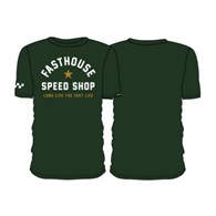 T-shirt FASTHOUSE Fast Life SS Tee, Forrest Green - roz. L (NEW)