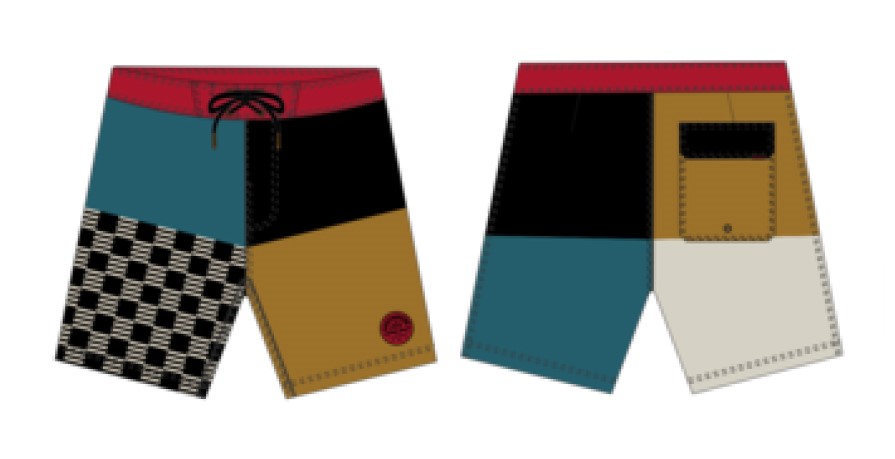 Szorty plażowe FASTHOUSE After Hours Courant 18  Boardshort, Multi roz. 32 (NEW)