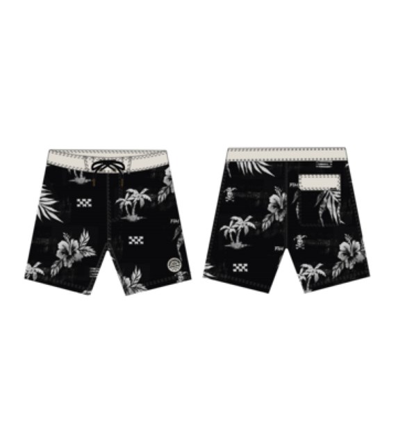 Szorty plażowe FASTHOUSE After Hours Alani 18  Boardshort, Black roz. 32 (NEW)