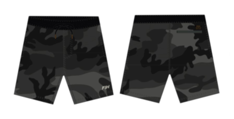 Szorty plażowe FASTHOUSE Jack Hybrid Short, Black/Camo roz. L (NEW)